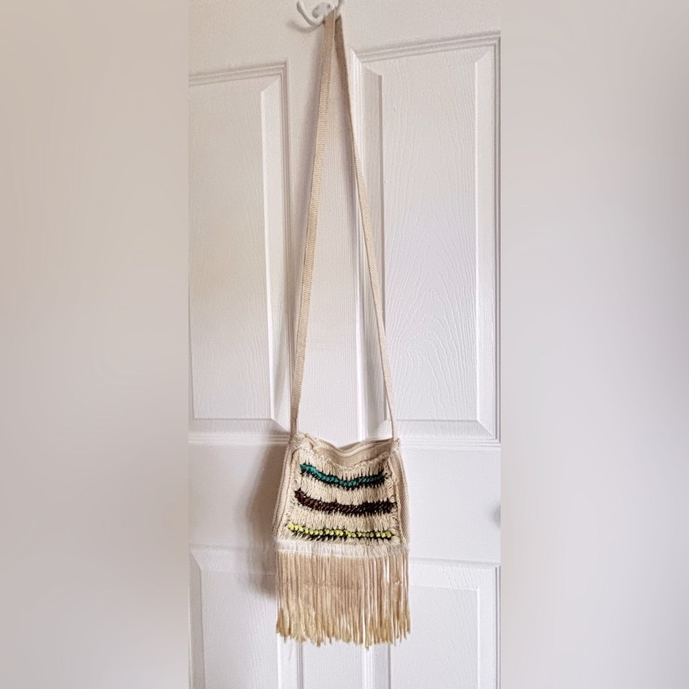 Icing Multicolor Fringe Crossbody Bag - Picture 2 of 4